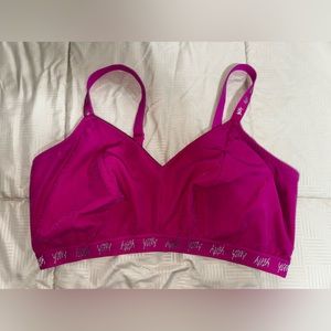 yitty spotlight shaping bralette in shimmer bop star pink